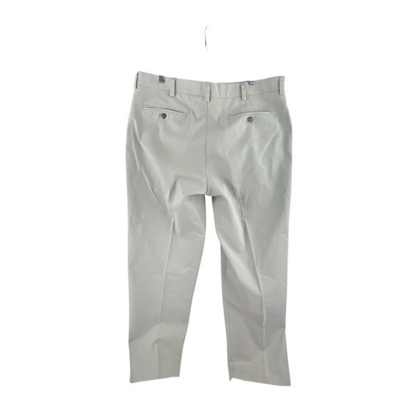 L.L. Bean Men's Natural Fit Khaki Cotton Pants New No Tags Size 37 Beige Chinos - Picture 5 of 9